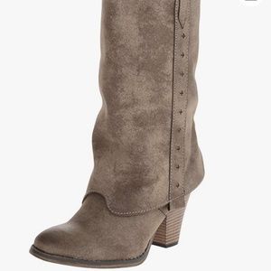 Mia Women’s Jerri Harness Boots-Tan/Greige
